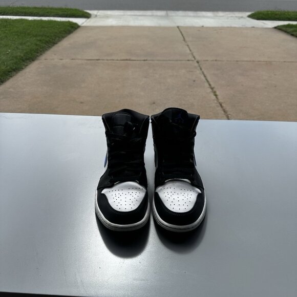 Size 10.5 - Air Jordan 1 Mid Racer Blue used - Picture 2 of 5